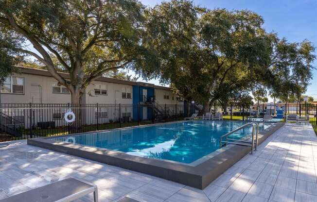 the pool at the preserve at ballantyne commons apartments