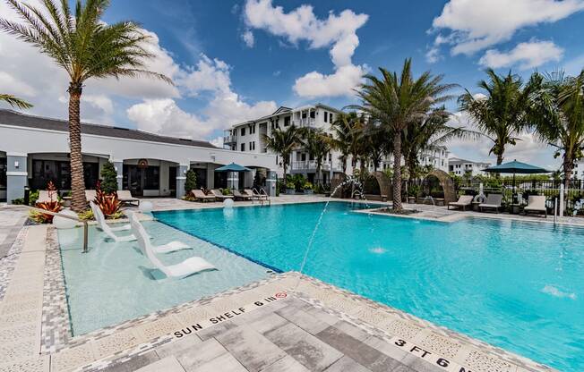 Poolside Sundeck Chairs at Edge75, Florida 34104