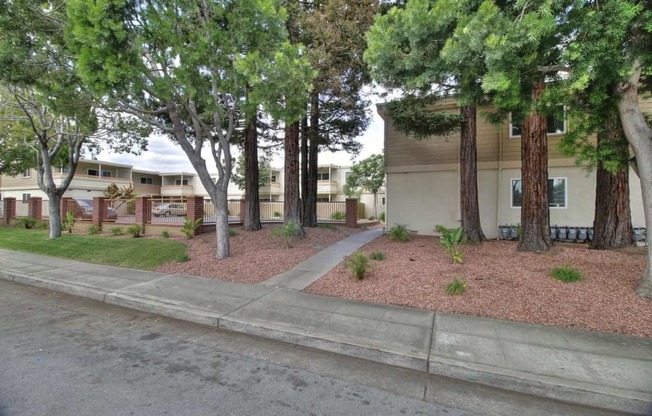 Elegant Exterior View at Magnolia Place, Sunnyvale, CA