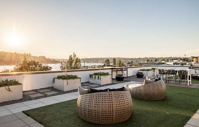 Equinox Rooftop Terrence at Equinox Apartments, Seattle