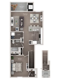 1 bed, 1 bath, 890 sqft, $2,520