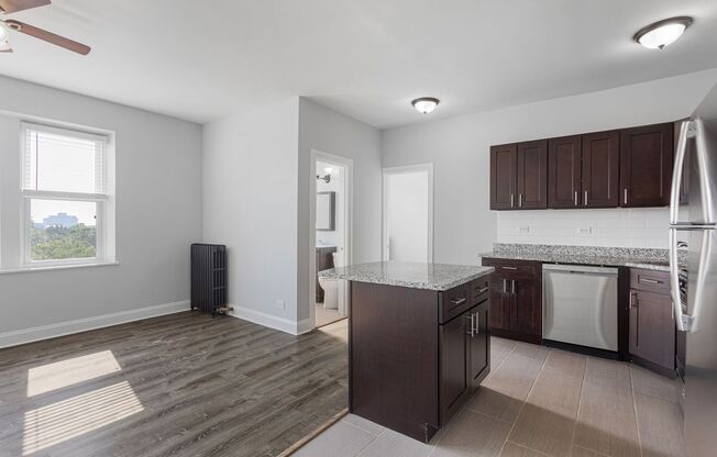 1 bed, 1 bath, 419 sqft, $1,850, Unit 706