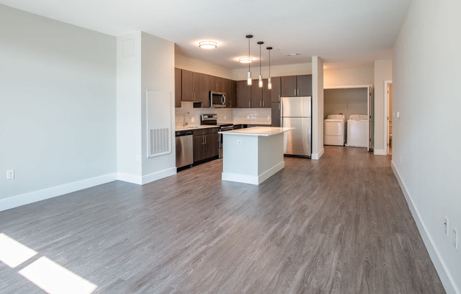 Living Room with Hard Surface Flooring