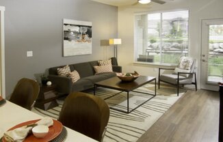 Ceiling Fan In Living Room at Lofts at 7800 Apartments, Midvale, UT