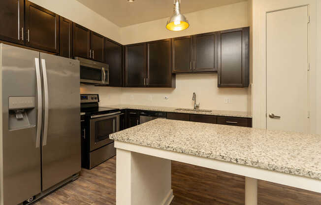 Kitchen with Stainless Steel Appliances