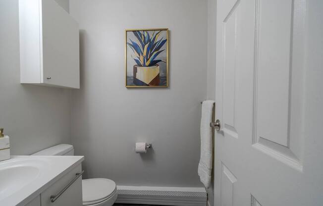 Updated Bathroom at Rosemont Square Apartments in Randolph, MA 02368