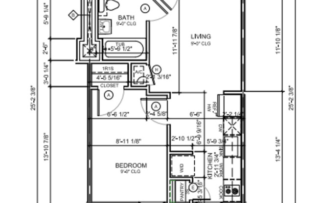 2 beds, 1 bath, $1,541