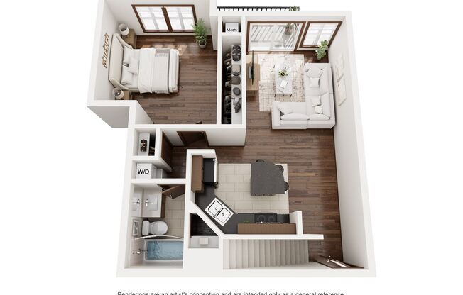 2 beds, 1 bath, 1,065 sqft, $1,775, Unit 172