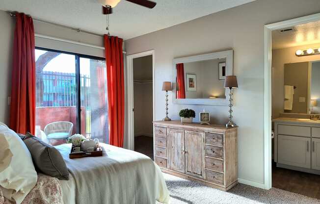 Bedroom at Ovation at Tempe Apartments in Tempe Arizona