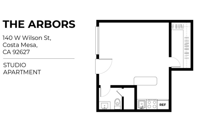 Studio, 1 bath, 330 sqft, $1,775, Unit O-9