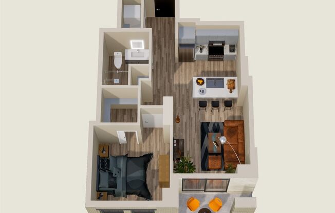 1 bed, 1 bath, 660 sqft, $2,650, Unit 619