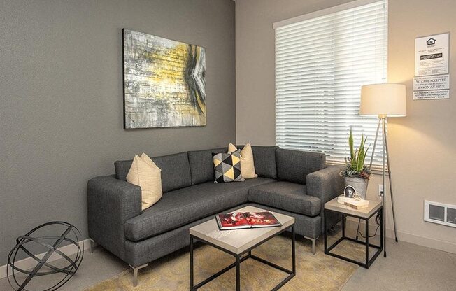 Living Room Brand New Apartments for Rent in Oakland, Ca | Mason at Hive Apartments Now Leasing