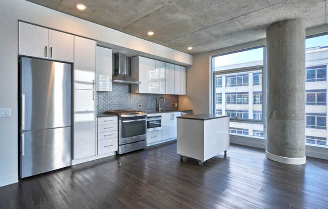 Kitchen with Stainless Steel Appliances