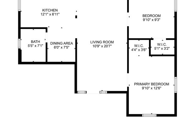 2 beds, 1 bath, 1,000 sqft, $1,350, Unit #3