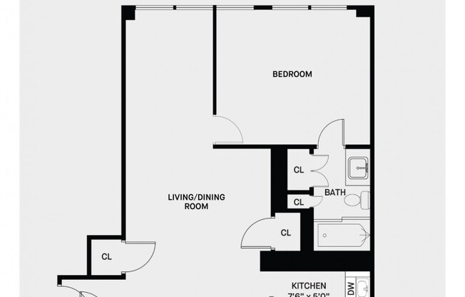 1 bed, 1 bath, $3,850, Unit 4-B