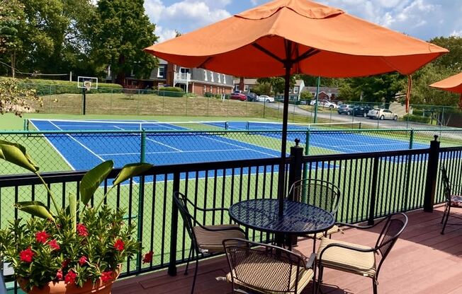 Tennis Courts at Merrick Place, Lexington, Kentucky