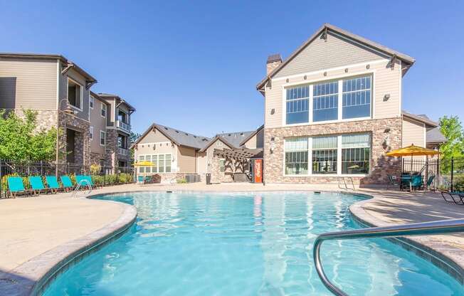 Pool Behind Clubhouse at San Tropez