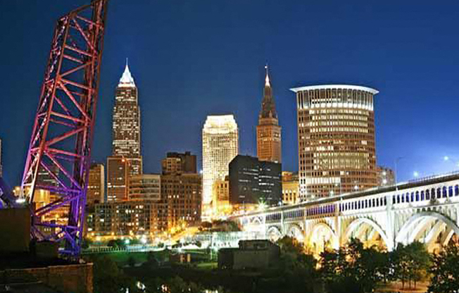Elegant City View at The Residences At Hanna Apartments, Cleveland, OH, 44115
