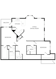 2 beds, 2 baths, 1,436 sqft, $2,250