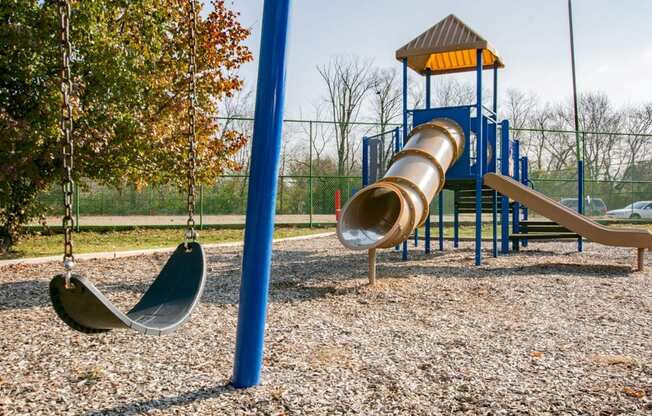Tot Lot and Playing Field at Waterstone Place Apartments, Indianapolis, IN