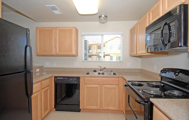 We have well planned kitchens at Villa Siena Apartments