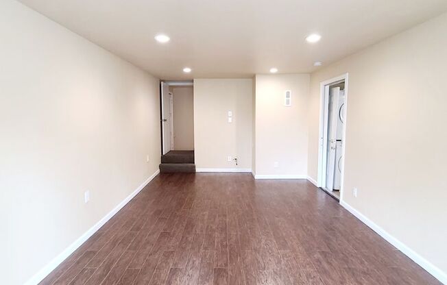 Totally remodeled. Impressive, open floor plan. 1-bed/1-bath. Private Washer/Dryer in-unit