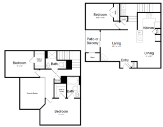 3 beds, 2 baths, 1,425 sqft, $2,699