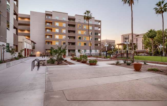 outdoor views and seating