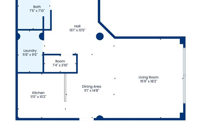 1 bed, 1 bath, $1,725, Unit # 312