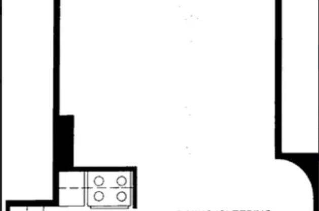 Studio, 1 bath, 571 sqft, $4,100, Unit 31H