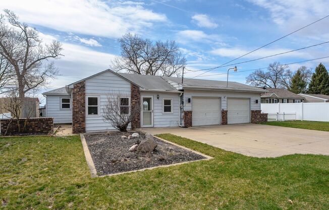 Lake Front Home in Portage