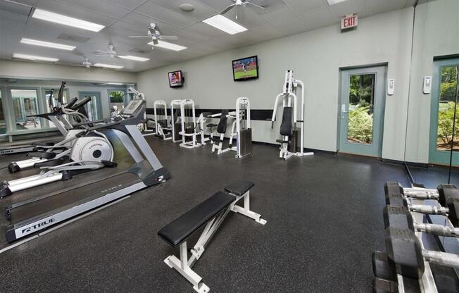 Fitness Center With Updated Equipment at Seven Pines, Alpharetta, 30022