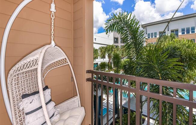 Private Balconies at Lyra Luxury Apartments Near Downtown Sarasota, FL