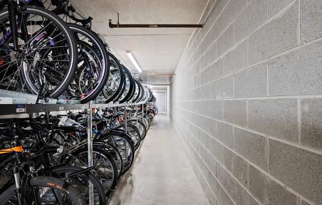 Bike Storage at Shoreham and Tides Apartments, Chicago, 60601