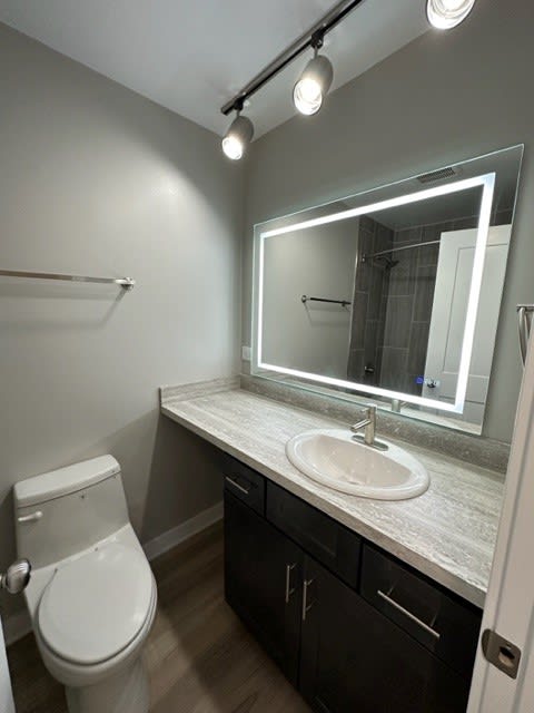 LED Bathroom Mirror With Steam Control