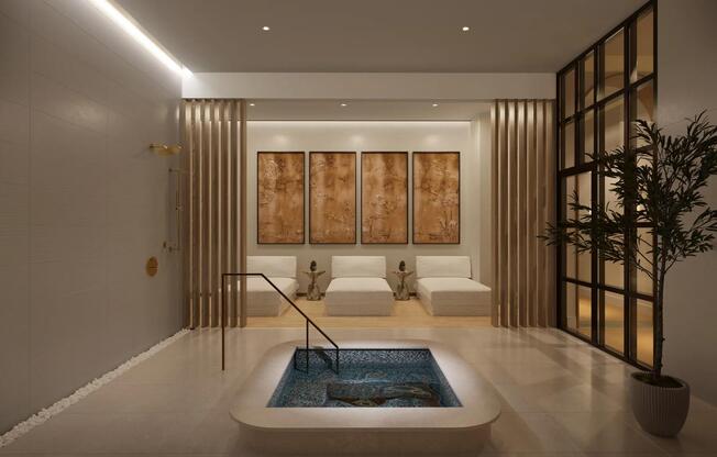 Modera Nations offers a spa featuring two saunas and a cold plunge.