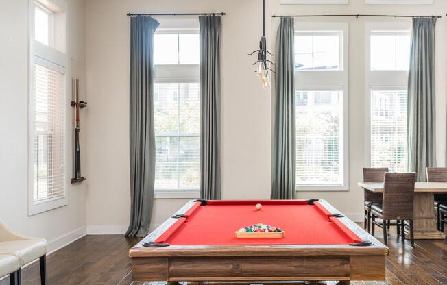 Large Pool Table and Gaming Area