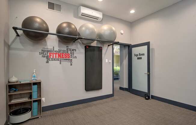 Modern Fitness Center at Wilbur Oaks Apartments, Thousand Oaks, CA