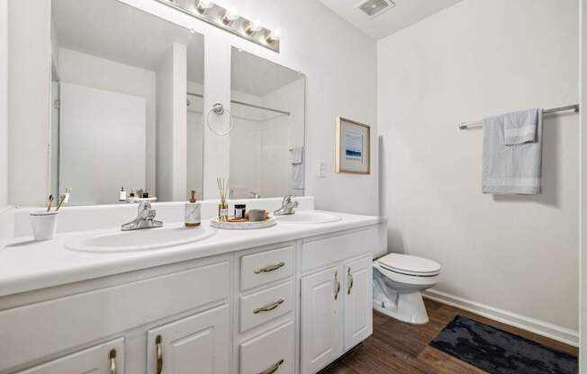Bathroom with Dual Vanity