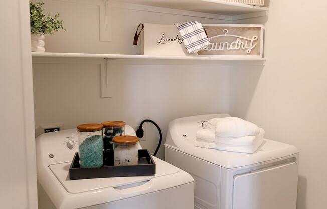 Full Size Washer and Dryer at The Aster at Mountain Vista Apartments