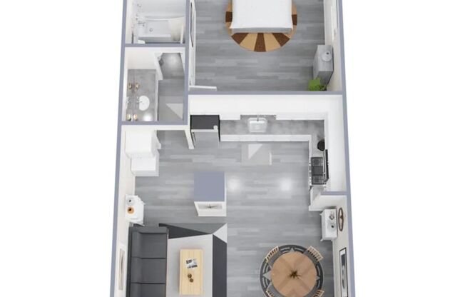 1 bed, 1 bath, 675 sqft, $1,350, Unit 101