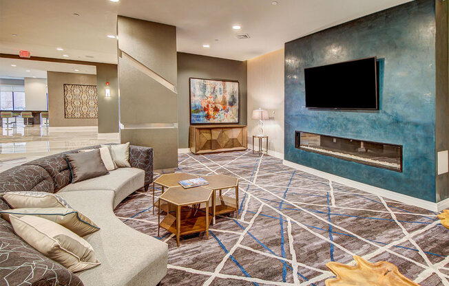 Clubroom With TV at Allure Apollo, Camp Springs Maryland