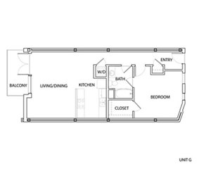 1 bed, 1 bath, 872 sqft, $3,485