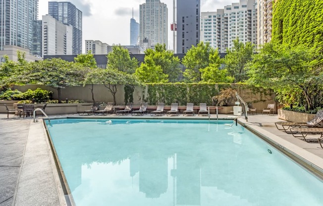 Pool View at Asbury Plaza, Chicago, IL, 60654