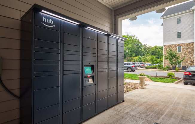 the lockers are available for residents to use in their home