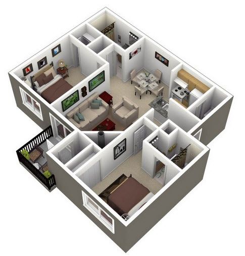 2 beds, 2 baths, 932 sqft, $2,702