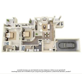 2 beds, 2 baths, 1,260 sqft, $2,185