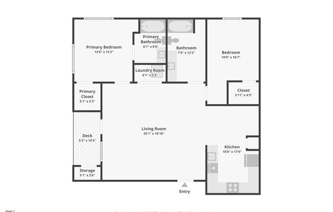 2 beds, 2 baths, 982 sqft, $2,024, Unit 80