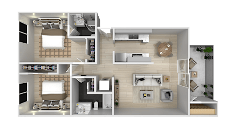 2 beds, 2 baths, 970 sqft, $3,940