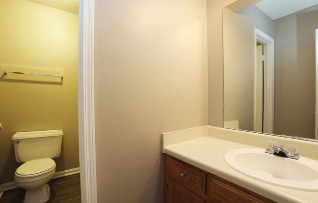 bathroom at Bradford Chase apartments